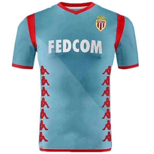 Camiseta AS Monaco Tercera equipación 2019-2020 Azul Claro